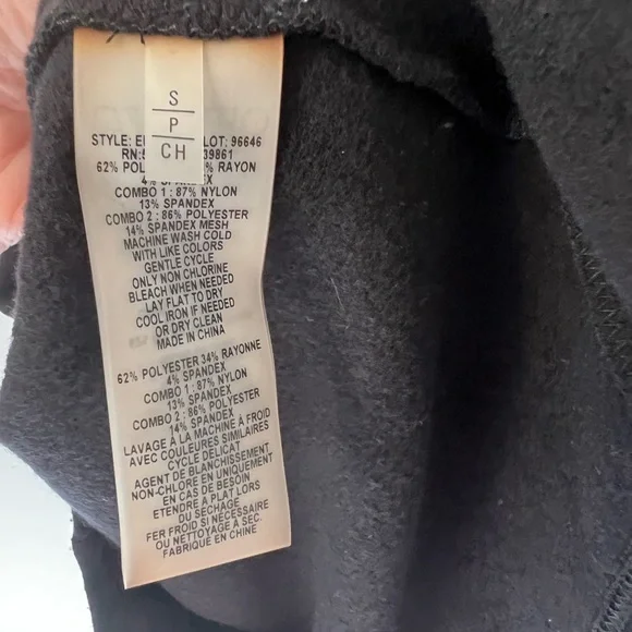 Tahari Athleisure Black Top - Picture 6 of 6